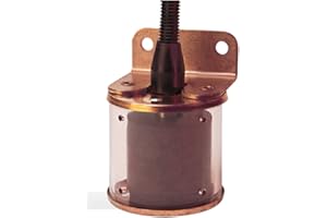 Gems Sensors 43765 Buna N Float Bracket Mounted Slosh Shield Single Point Level Switch, 1-7/8" Diameter, 1-3/8" Actuation Level, 20VA, SPST/Normally Open