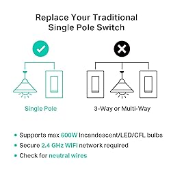 Kasa Matter Smart Light Switch: Voice Control