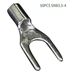 Carkio 50 PCS SNB3.5-4 Non-Insulated Fork Spade