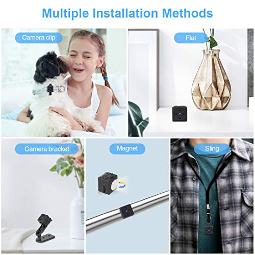 MHDYT Mini Spy Camera Wireless Hidden, Full HD 1080P Portable Small