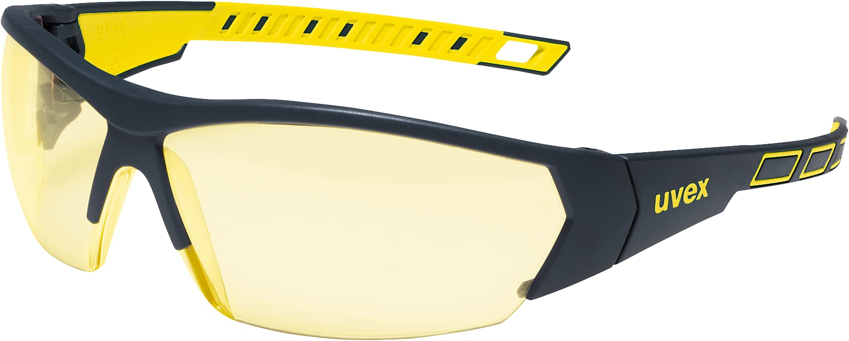 Uvex UX-Oo-Works_Y Safety Glasses, Yellow, Uni Size