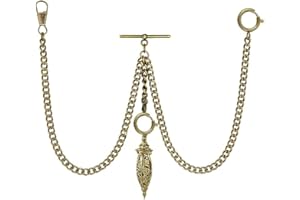 BOSHIYA Pocket Watch Double Albert Chain