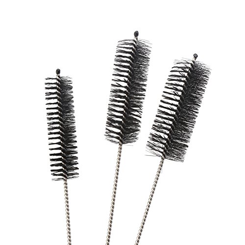 DECORA 10 Pieces Nylon Cleaning Bottle Brush Pipe Cleaning Brushes Tube Brushes Tube Bottle