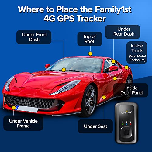Family1st Compact Hidden Unlimited RealTime Smallest GPS Tracker for
