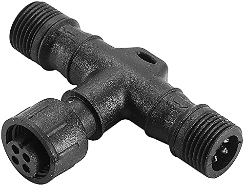 INDARUN 4 Pins T-Connector Waterproof IP67 for RGB Led Decking Lights
