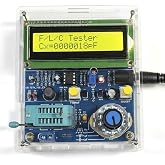 DIY Frequency, Inductance &amp; Capacitance Meter Soldering Practice kit, Complete Soldering Project kit with Components, PCB &amp; Enclosure, Perfect for Electronics Enthusiasts &amp; Beginners