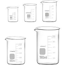 Lot De 3 Cylindres Gradués En Verre Borosilicaté - 10 Ml, 50 Ml, 100 Ml - Pour Laboratoire, Mesures Précises De Liquides - 8