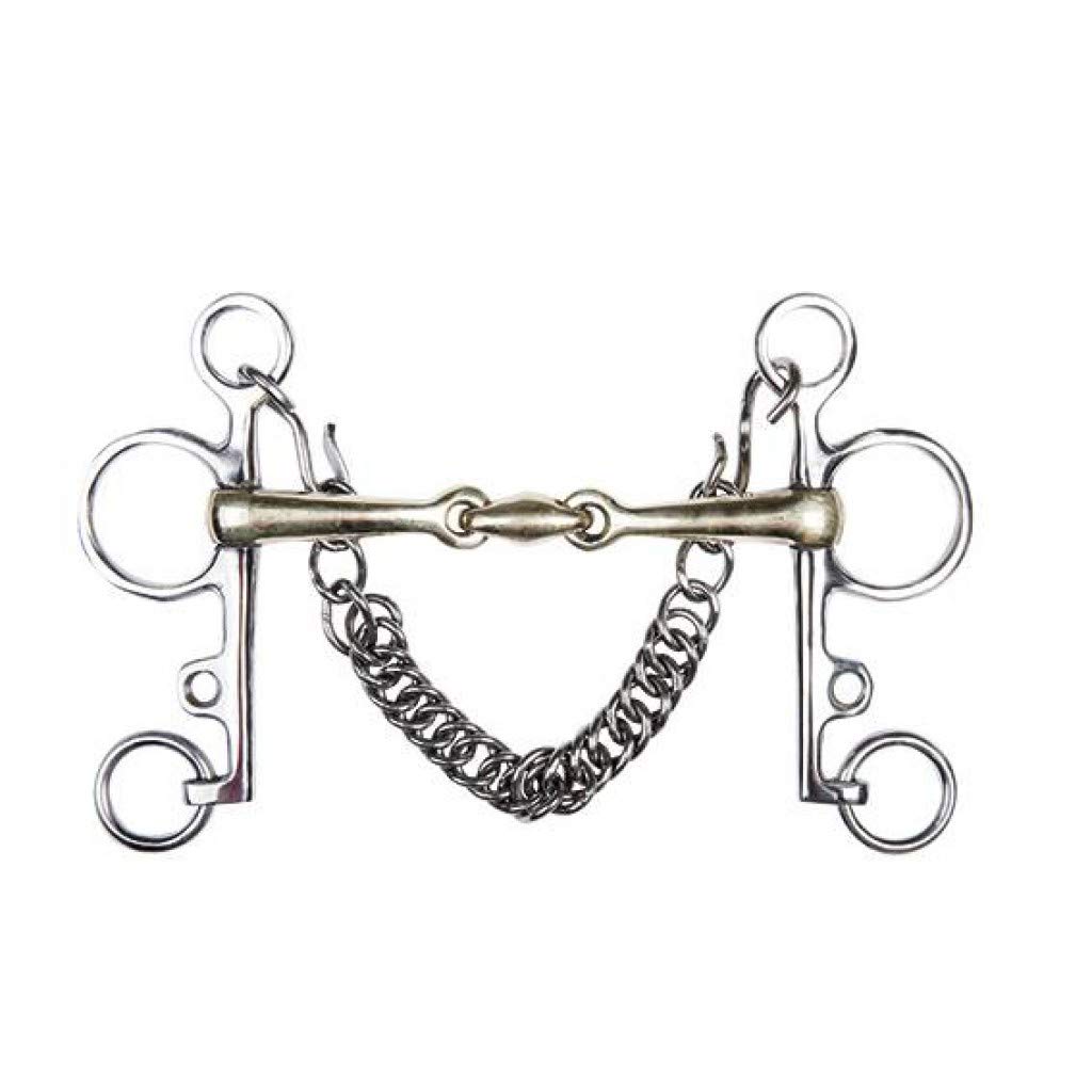 HKM Sports Equipment Pelham Argentan, 16 mm, 7 cm, 40 mm / 135 Width Bit 9899 L