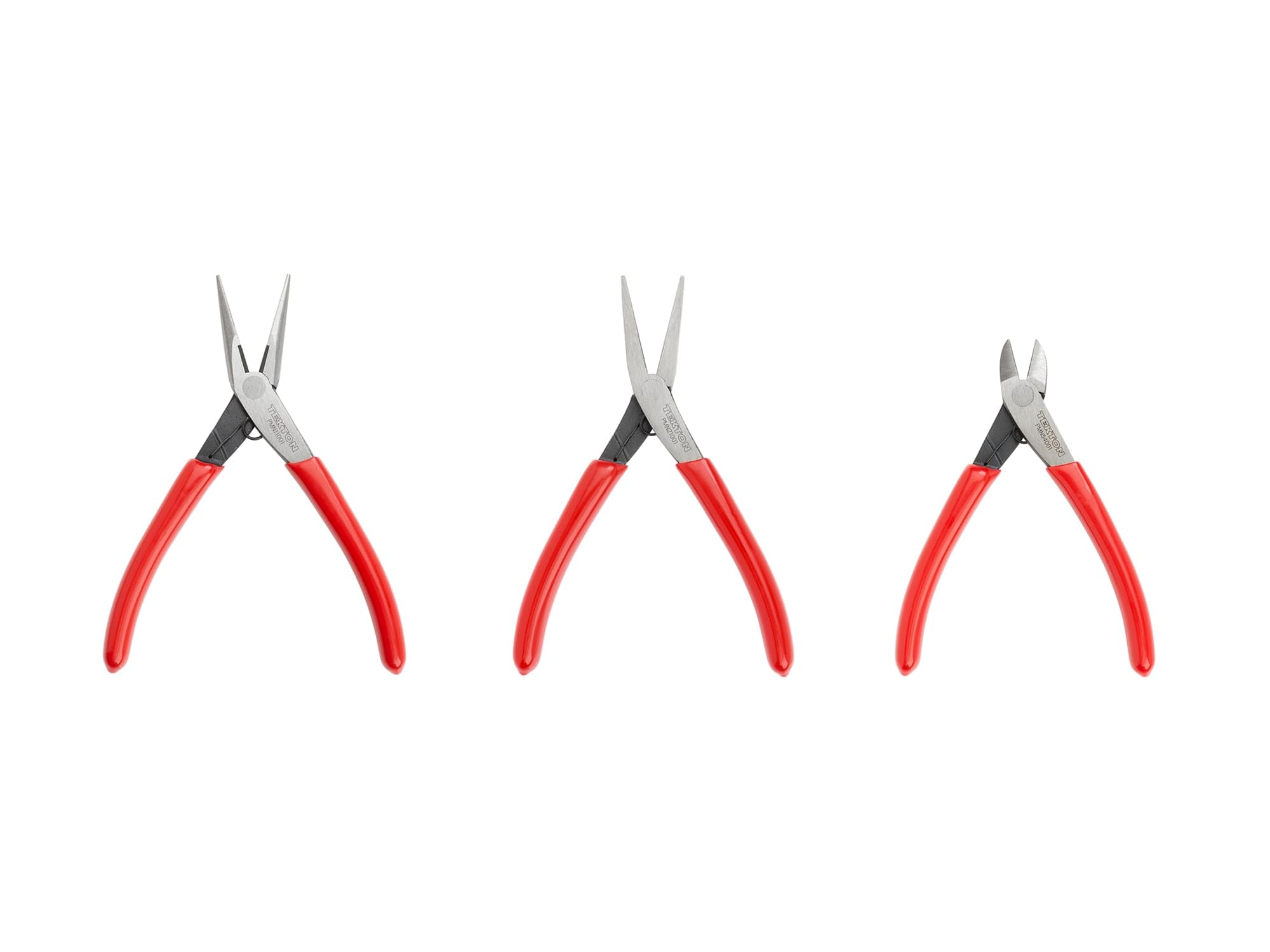 TEKTON Mini Pliers Set, 3-Piece (Long Nose, Flat Nose, Cutting), PMN99003