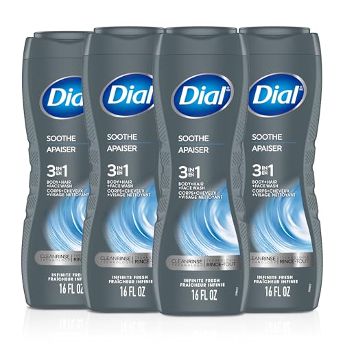 Dial Men 3 in 1 Body Wash 16 Fl Oz