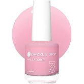 Dazzle Dry Nail Lacquer, Step 3 &ndash; Pinkies Up (0.5 fl oz) | A Pale, Barely There Pink With Cool Undertones &middot; Sheer &middot; Cream Finish &middot; Quick-Dry
