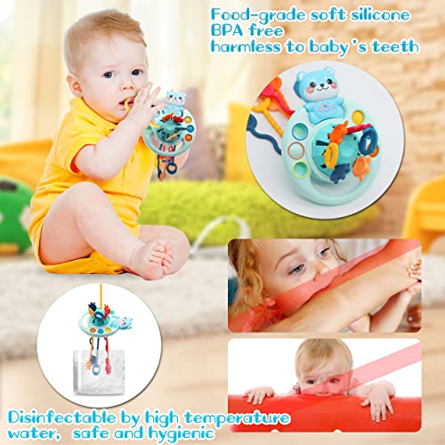 Montessori Toys for 1+ Year Old Dog Pull String Activity Toddler Toys