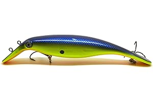 AYVANBER 7 Inches Duckbill Platypus Floating Swimming Trolling Plug Pike Muskie Hard Lure Jointed Swimbait Fishing Lures Bait Baits Life-Like Lure Minnow Bass Pike Musky New