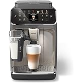 Philips 5500 Series Fully Automatic Espresso Machine | LatteGo Milk System, 20 Coffee Varieties, Intuitive Touch Display, SilentBrew, 100% Ceramic Grinder