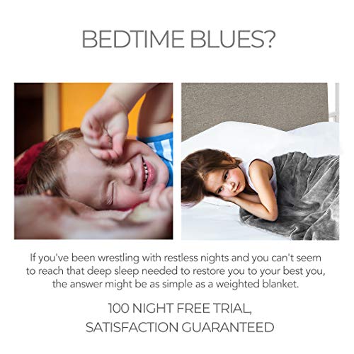 MP2 Weighted Blanket 41 x 60 Inches 10lbs with Removable Coolmax