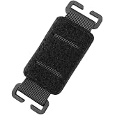Tactical Panel, Molle Adapter with Double Sided Hook and Loop Bag Organizer Board Strips for Backpack Vest Badges Display