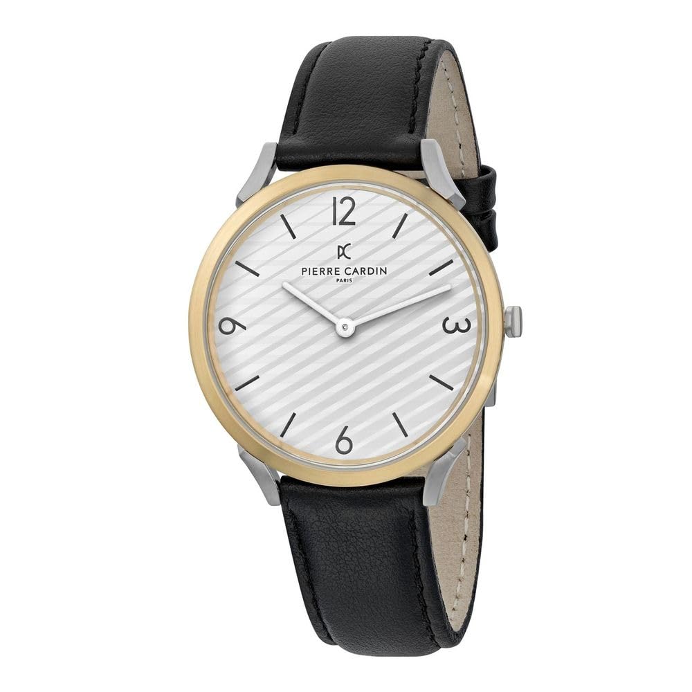 Pierre Cardin Men's Analogue Quartz Watch with Leather Strap CPI.2015