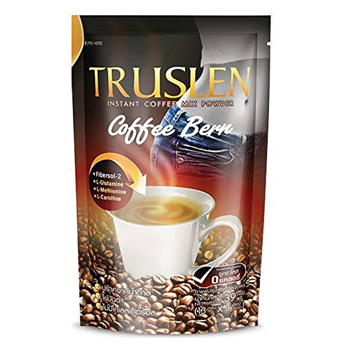 Truslen Coffee Weight Control Coffee Bern with L-Carnitine Instant Powder 156g (12 Sachets)