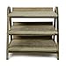 3 Tier Vintage Gray Wood Desktop Office Document Tray Holder, File Folder Rack