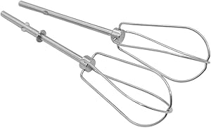 （2PACK）W10490648 Hand Mixer Turbo Beater by AMI PARTS Compatible with KitchenAid - Replaces KHM2B, W10490648, KHM5, AP5644233, W10240913, AP5644233, PS4082859