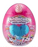 Rainbocorns Sequin Surprise - Pink Horn, Blue Heart