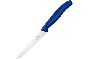 Victorinox Steak Knife Swiss Classic Pointed tip 20cm in Blue, Stainless Steel, 30 x 5 x 5 cm