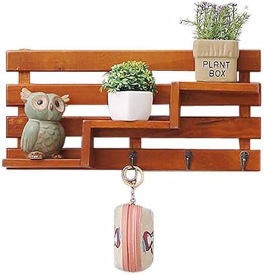 Estantes Flotantes Modernos Colgante Pared Madera Planta Flores