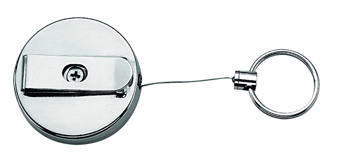 Herbertz Plastic Necklace with Cord, Grey, M