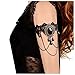 Arm Chain,Aniwom Gothic Black Lace Arm Cuff Bracelet Arm Chain Arm Choker Upper Armband Upper Arm Bracelet for Women...