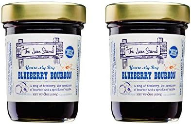 The Jam Stand, Blueberry Bourbon Jam (10oz 2-Pack)