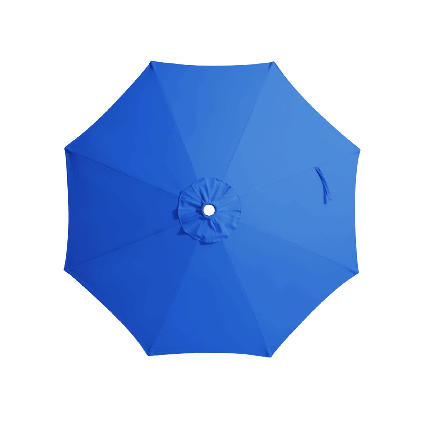 Photo 1 of JEAREY 9 ft Patio Umbrella Replacement Canopy for 8 Ribs, Table Market Yard Umbrella Replacement Top Cover-Royal Blue (Canopy Only)