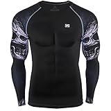 Zipravs MMA Compression Tight Shirt Longsleeve Running Baselayer