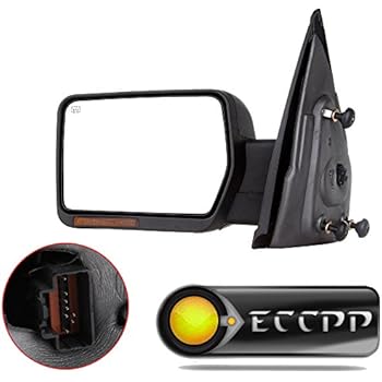 ECCPP Power Heated Turn Signal Puddle Lamps Driver Side Mirror Replacement fit 2007-2014 Ford F-150 Pickup Left
