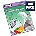 Apollo Transparency Film, Write-On, Clear, 100 Sheets/Pack (VWO100C-BE)