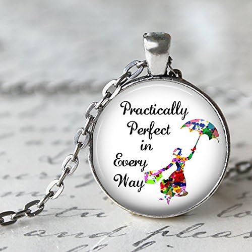 Handmade Necklace,Mary Poppins Perfect in Pendant Necklace