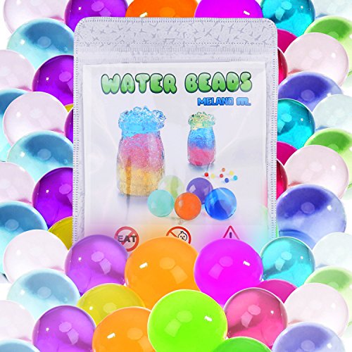 Water beads, large size 5.3oz (158 pcs) reusable for orbeez spa r…