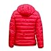 VICVIK Boys and Girl Fashion Colorful Down feather Jacket Coat Kid Winter Clothes