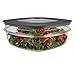 Rubbermaid Premier Food Storage Container, 9 Cup, Grey (3 Pack)