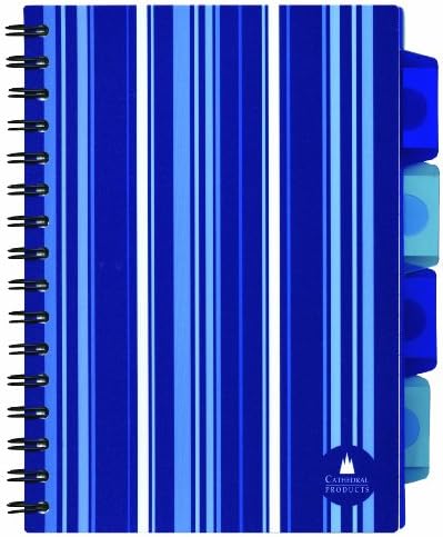 Cathedral A4 Project Books Pack of 3 - Blue Stripe