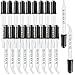 20pcs 1ml Eye Dropper, Teenitor 10pcs Straight Tip Glass Droppers and 10pcs Bent Tip Measured Dropper, Glass Pipette for Essential Oils Medicine Art Liquid Plant Nutrients