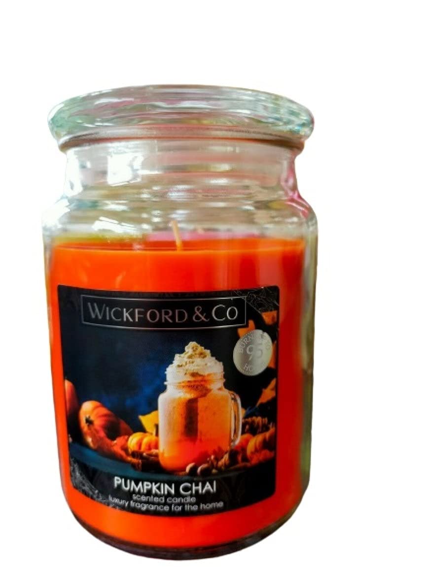 Wickford & Co Scented Candle - Pumpkin Chai - Jar - Halloween
