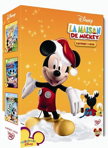 La Maison de Mickey - Coffret - Le grand plouf + Le pays des merveilles + Des aventures en couleur - Pack