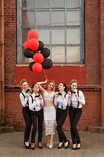 Navisima Women Adjustable Elastic Y Back Style Suspenders With Strong Metal Clips, Black