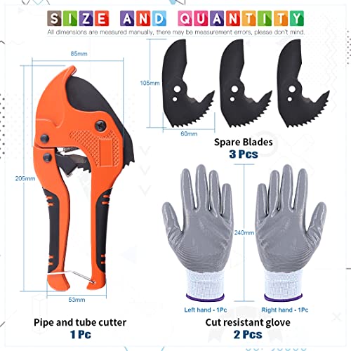 Glarks Ratchet-type Pipe And Tube Cutter With Blade And Cut - View #5