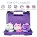 Life Made Better Sturdy Toy Storage Carrying Case, Compatible with Pomsies, Holds 3-5 Interactive Toys, Purple