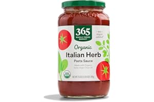 365 by Whole Foods Market, Organic Italian Herb Pasta Sauce, 25 Ounce