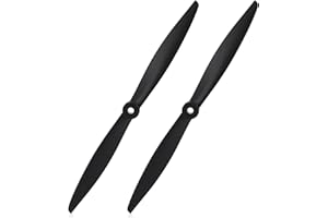 2pcs 2-Blade RC Propeller 10x5 Compatible with FMS 1200mm Super EZ & 1220mm Ranger FMSPROP022, High Performance Plastic Repla