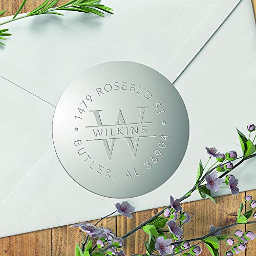 Three Designing Women Foil Seals for Designer Embosser, Silver