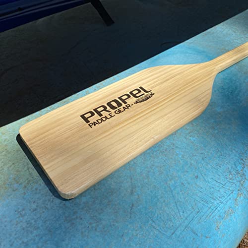 Propel Paddle Gear 48” Wood Canoe Paddle Lightweight with Great
