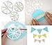 Triangle Flag Cookie Cutter Set,The Easiest Triangular Flag Cake Fondant Molds - 3 Size,Bunting Cookie Cutter